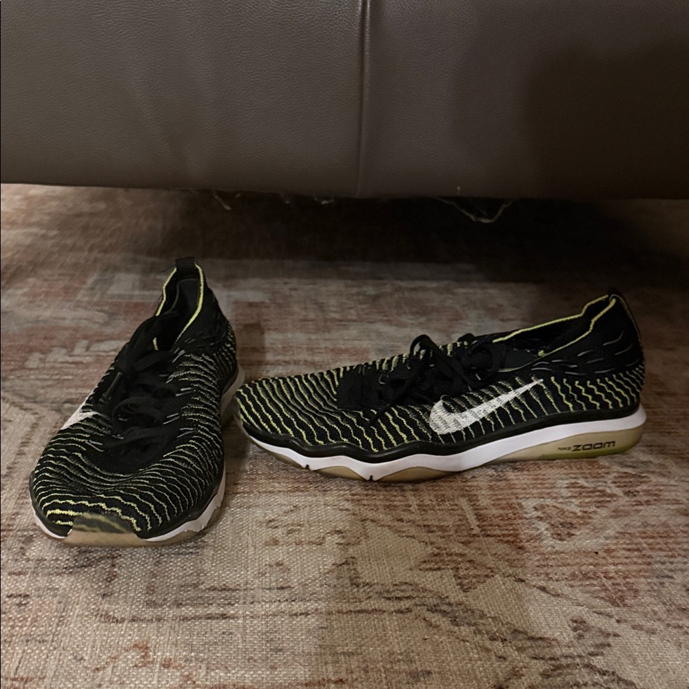 Nike Black and Yellow Athletic Shoes